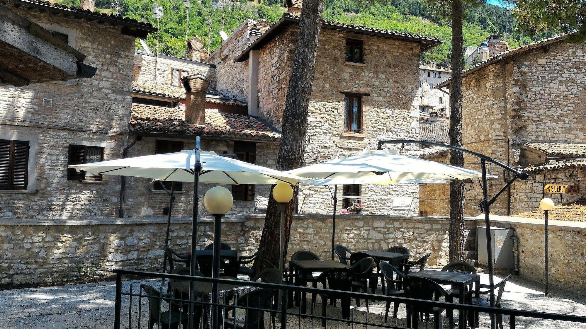 Hotel Tre Ceri Gubbio Eksteriør billede